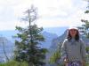 Thais & wild flowers on Widforss trail, North Rim, Grand Canyon